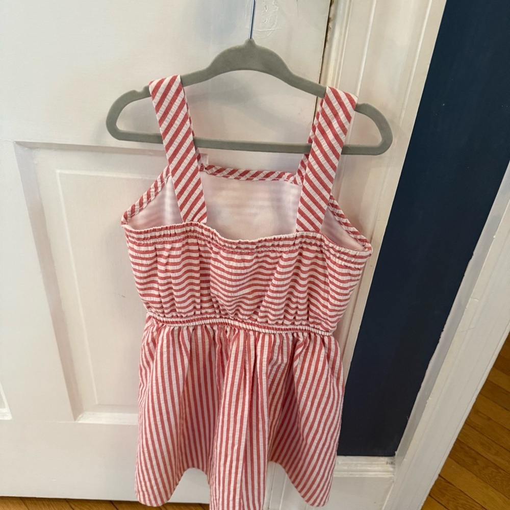 Disney Striped Minnie Mouse Dress in Red and White - Picture 2 of 3